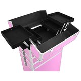 Kolica za šminku aluminijska ružičasta | shoptok.hr