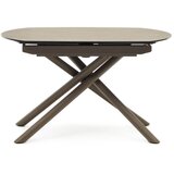 Kave Home Proširiv blagovaonski stol s dodatnom pločom s keramičkom daskom 100x130 cm Yodalia – | shoptok.hr