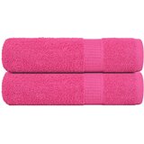 vidaXL Brisače za roke FROGN 2 kosa roza 50x100 cm 360 g/m², (5000307731) | Shoptok.si