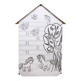House XXL with horses 3D coloring book for children | shoptok.hr