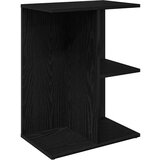 vidaXL Noćni ormarići 2 kom crni hrast 46,5x29x61cm konstruiranog drva | shoptok.hr