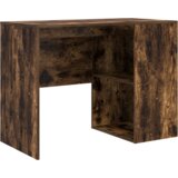vidaXL Kotna miza Prekajeni hrast 102x88x75 cm Inženirski les | Shoptok.si