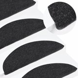 vidaXL Preproge za stopnice samolepilne 10 kosov antracit 56x17x3 cm Cene