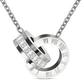Ogrlica DP-18718 - Srebrna KP18718 | shoptok.hr
