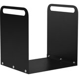 Nesta Stojalo za drva 36,5x30x36 cm, kovinsko stojalo z ročaji, črno, nosilnost do 30 kg, za notranjo in zunanjo uporabo, (5000493565) | Shoptok.si