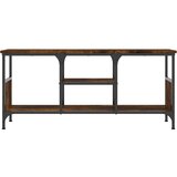 TV ormarić boja dimljenog hrasta 100x35x45 cm od drva i željeza | shoptok.hr
