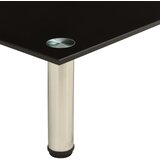 TV stalak crni 80 x 35 x 17 cm od kaljenog stakla | shoptok.hr