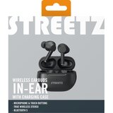 Streetz True Wireless TWS-117 In-Ear Slušalice s Kutijicom za Punjenje - Crne | shoptok.hr
