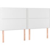  LED uzglavlje bijelo 200x5x118/128 cm od umjetne kože | shoptok.hr