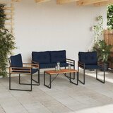  Set vanjskog namještaja s jastukom 4 pcs Mornarska | shoptok.hr