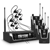 Kompleten In-Ear monitoring sistem 4x sprejemnik, 4x slušalke - - Audio-Kondric