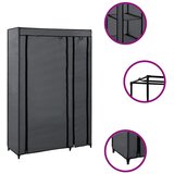  Sklopivi ormar sivi 110 x 45 x 175 cm od tkanine | shoptok.hr