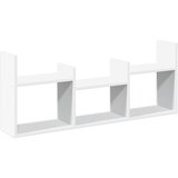 Maison Chic Stenska omarica - Zidna omarica 100x18x40 cm bela inženirski les iu952, (22063510) | Shoptok.si