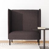  Sofa z visokim naslonom Temno rjava 109x56x121 cm Tkanina, (22094470) | Shoptok.si