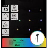 Aigostar LED solarni božićni lanac 50xLED/8 funkcija 12m IP65 višebojni | Eponuda.com