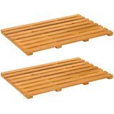  Prostirka za kupanje Smeđa 56 x 37 x 2,5 cm boja drva | shoptok.hr