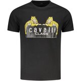Cavalli Class Muška Majica Kratkih Rukava Crna | shoptok.hr