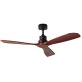  ZEVENTI - Plafonski ventilator LIONI sa Wi-Fi Tuya, crna/hrast + daljinski upravljač | Eponuda.com
