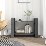 Ormarić za knjige / sobna pregrada sivi 80x35x56,5 cm borovina | shoptok.hr