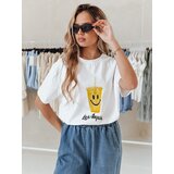 DStreet T-shirt damski SUNSMILE biały | shoptok.hr