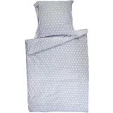 posteljina 140x100cm grey stars 7485