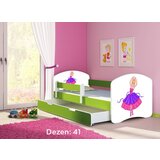 ACMA dečiji krevet II 140x70 F + dušek 6 cm GREEN41