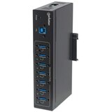 Manhattan 164405 USB 3.0/industrijski/na šinu USB HUB 7port Cene