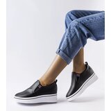 Gemre Black Wedge Sneakers Dionisia | shoptok.hr