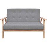  2-dijelni set sofa od tkanine svjetlosivi | Eponuda.com