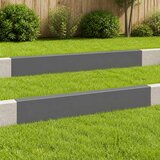 Profil za rubove vrta 2 kom. 100 x 5 x 15 cm Čelik Antracit | shoptok.hr