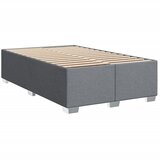  Krevet s oprugama i madrac svjetlosivi 120 x 200cm od tkanine | shoptok.hr