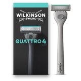 Wilkinson Sword Quattro Men's Razor brivnik za moške 1 kos | Shoptok.si