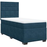 Box spring krevet s madracem plavi 80 x 200 cm baršunasti | shoptok.hr