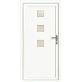 RORO PVC ulazna vrata Claudia (D x Š x V: 70 x 1.000 x 2.100 mm, DIN desno, Bijele boje)