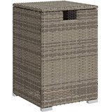  Pokrovni stol za spremnik propana sivi 40x40x60 cm poliratan | shoptok.hr