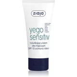 Ziaja Yego Sensitiv umirujuća i hidratantna krema za muškarce SPF 10 50 ml