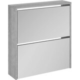 Ormarić za cipele s ogledalom 2 razine boja hrasta 63x17x67 cm | Eponuda.com