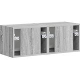 TV zidni ormar Zidne 2 pcs Siva Sonoma 39 x 31 x 29,5 cm | shoptok.hr