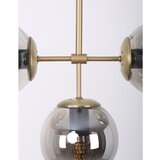 Squid Lighting Siva/u zlatnoj boji stropna svjetiljka sa staklenim sjenilom ø 15 cm Seagull – | shoptok.hr