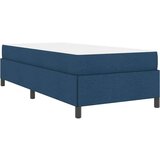 Box Postelja z vzmetnico Modra in črna 90 x 190 cm | Shoptok.si