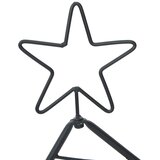  Metalna božićna jelka s stalakom Crna 60 cm Čelik | Eponuda.com