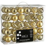 Mica Decorations Božićne kuglice (Boja: Zlatna) | shoptok.hr