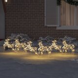  LED Riječni jeleni s 180 LED svjetlima 6 pcs Zlatno PET | shoptok.hr
