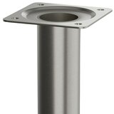 WALTECO Postolje za namještaj (D x Š x V: 3 x 3 x 40 cm, Ø x V: 3 x 40 cm, Nosivost: 50 kg, Čelik, Nikel) Cijene