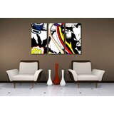  Ročno izdelana slika POP Art LICHTENSTEIN 3-delna (pop art) Cene