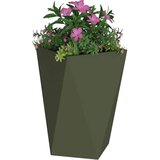  Sadilica 2 pcs Maslinasto zelena 50 x 50 x 75 cm Čelik | shoptok.hr