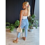 Edoti Spaghetti heckle top with lace and stripes SL | shoptok.hr
