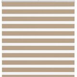 vidaXL Zebra zavesa peščeno rjava 145x100 cm širina blaga 140,9 cm poliester, (5000298448) | Shoptok.si