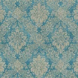 AS Creation Flis tapeta (Plavo-sive boje, Floral, 10,05 x 0,53 m)