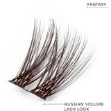 Nanolash DIY Eyelash Extensions set za podalj&amp;scaron;evanje trepalnic doma Fantasy BROWN 36 kos Slike